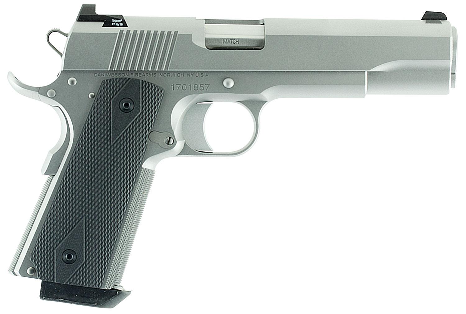CZ-USA Dan Wesson Valor Pistol 01862, 10mm, 5", Black G10 Grips, Stainless Finish, 8 Rd