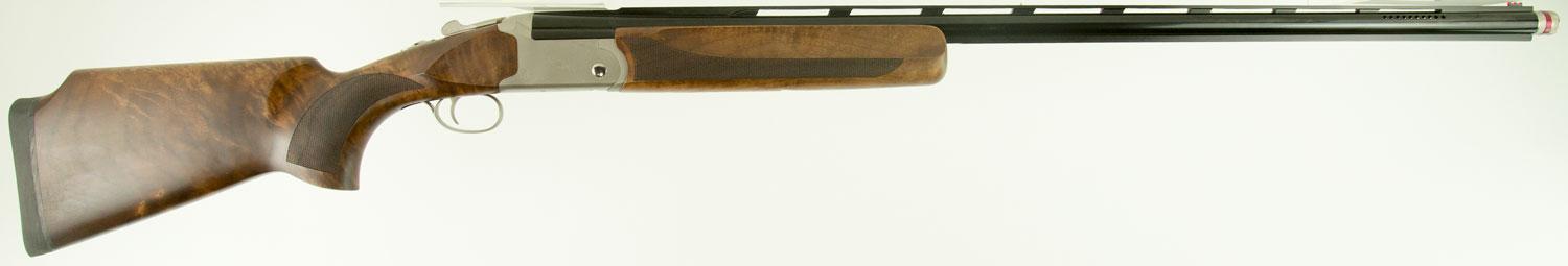 Tri-Star MT-15 Monotrap Shotgun 35400, 12 Gauge, 34", 2.75" Chmbr, Walnut Stock, Nickel Finish