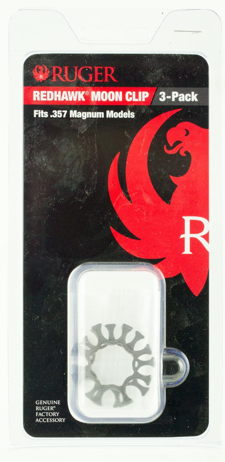 Ruger Redhawk 357 Remington Mag 8 Round Stainless Steel Moon Clip (90634)