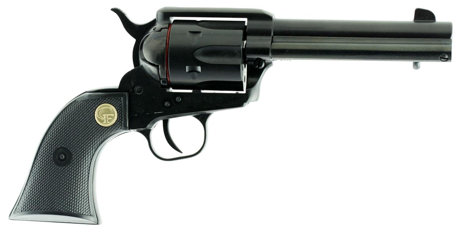 Chiappa 1873 Revolver CF340261, 17 Hornady Mag Rimfire HMR, 4.75", Black Polymer Grips, Zamak Finish, 6 Rd