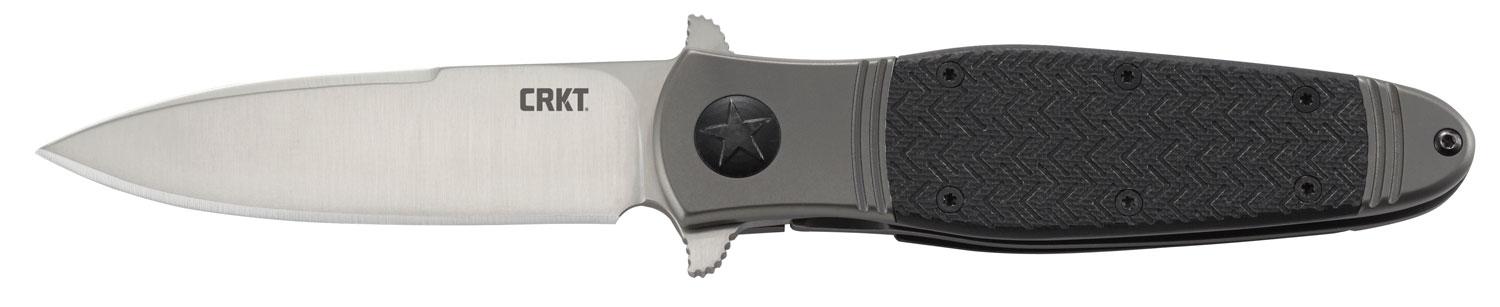 Columbia River Bombastic Drop Point Folding Knife w/Plain Edge & 2Cr13 Stainless Handle (K345KKS)