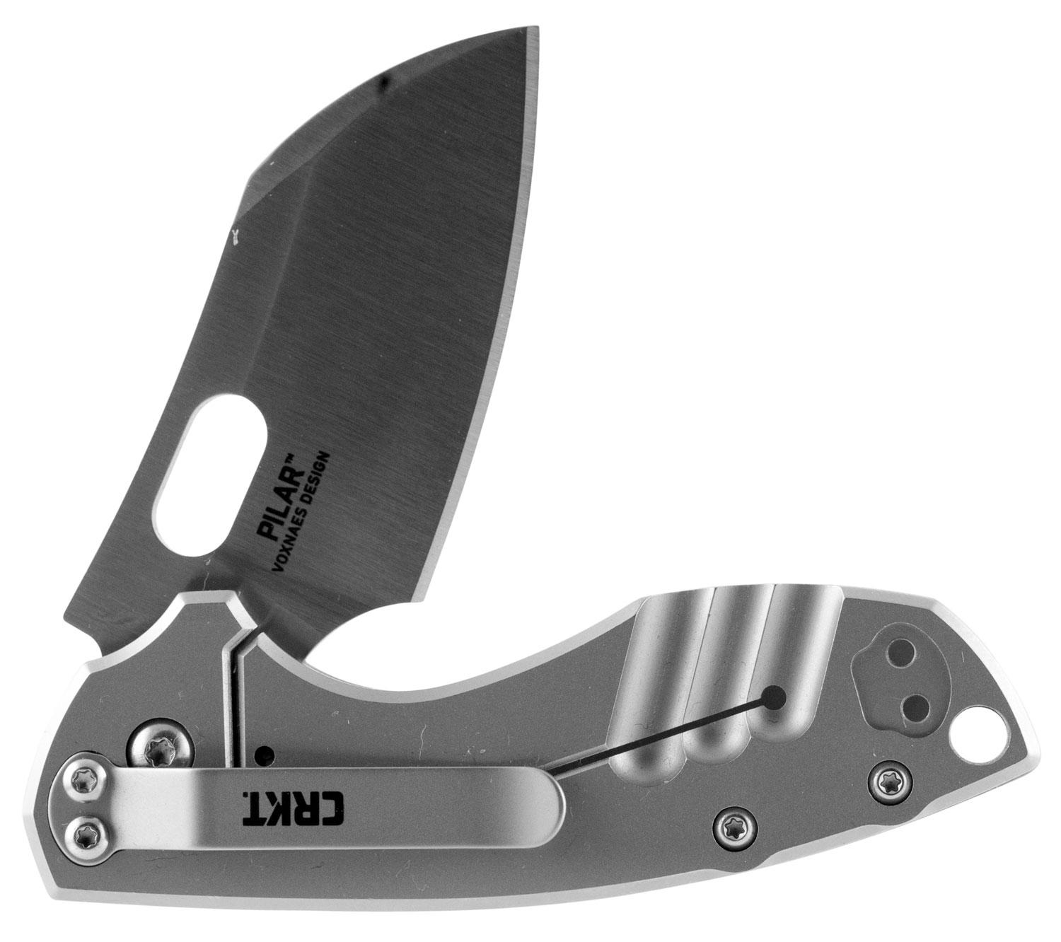 Columbia River Pilar Spey Folding Knife w/Plain Edge & Stainless Steel Handle (5311)