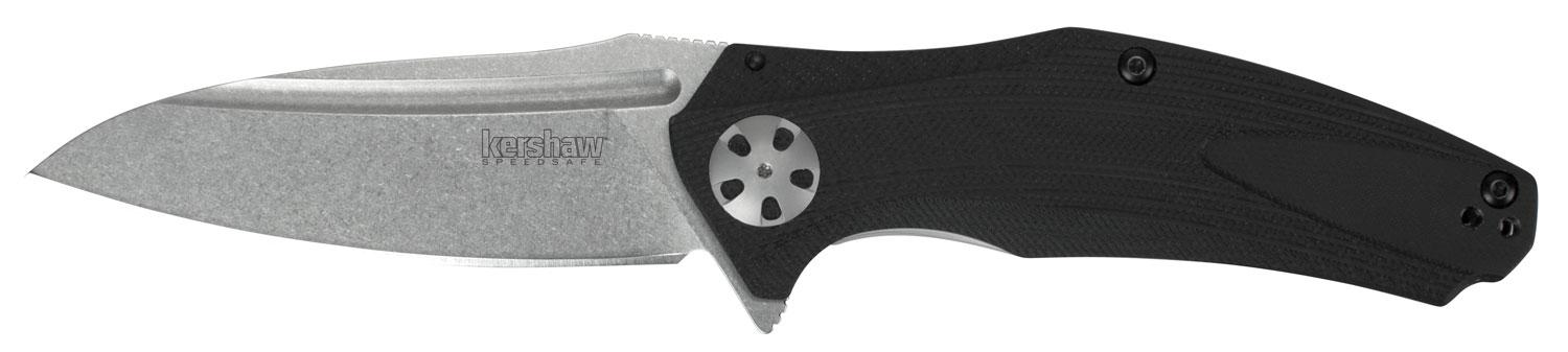 Kershaw Natrix Drop Point Knife w/Plain Edge & G10 Black Handle (7007)