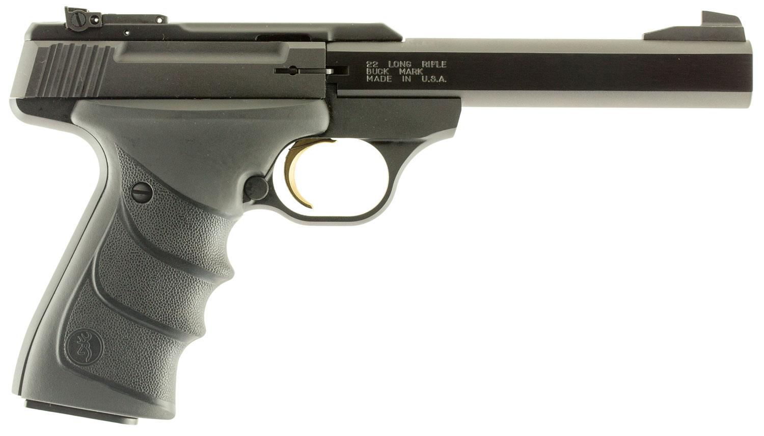 Browning Buck Mark Standard URX Pistol 051529490, 22 Long Rifle, 5.5", Black Polymer Grips, Black Finish, 10 Rds