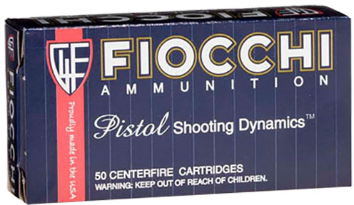 Fiocchi Shooting Dynamics Pistol Ammunition 40SWEUS, 40 S&W, Jacketed Hollow Point (JHP), 180 GR, 1000 fps, 50 Rd/bx