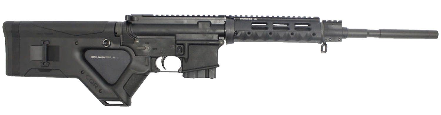 Stag Arms 3F Left Hand Semi-Auto Rifle SA3FLD, 223 Remington/5.56 NATO, 16", Hera CQR Featureless Black Stock, Black Finish, 10 Rds