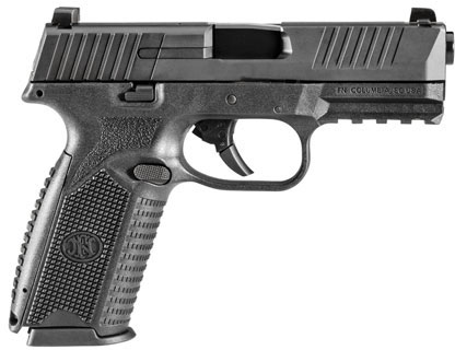 FN Herstal 509 Pistol 66100002, 9mm, 4 in, Black Polymer Grip, No Manual Safety, Black Finish, 17 Rd