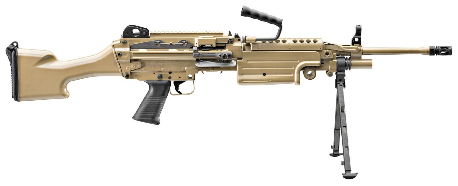FN Herstal M249S Standard Rifle 56501, 223 Rem-5.56 NATO, 18.5", Flat Dark Earth Synthetic Stock, Flat Dark Earth Finish, 30 Rd