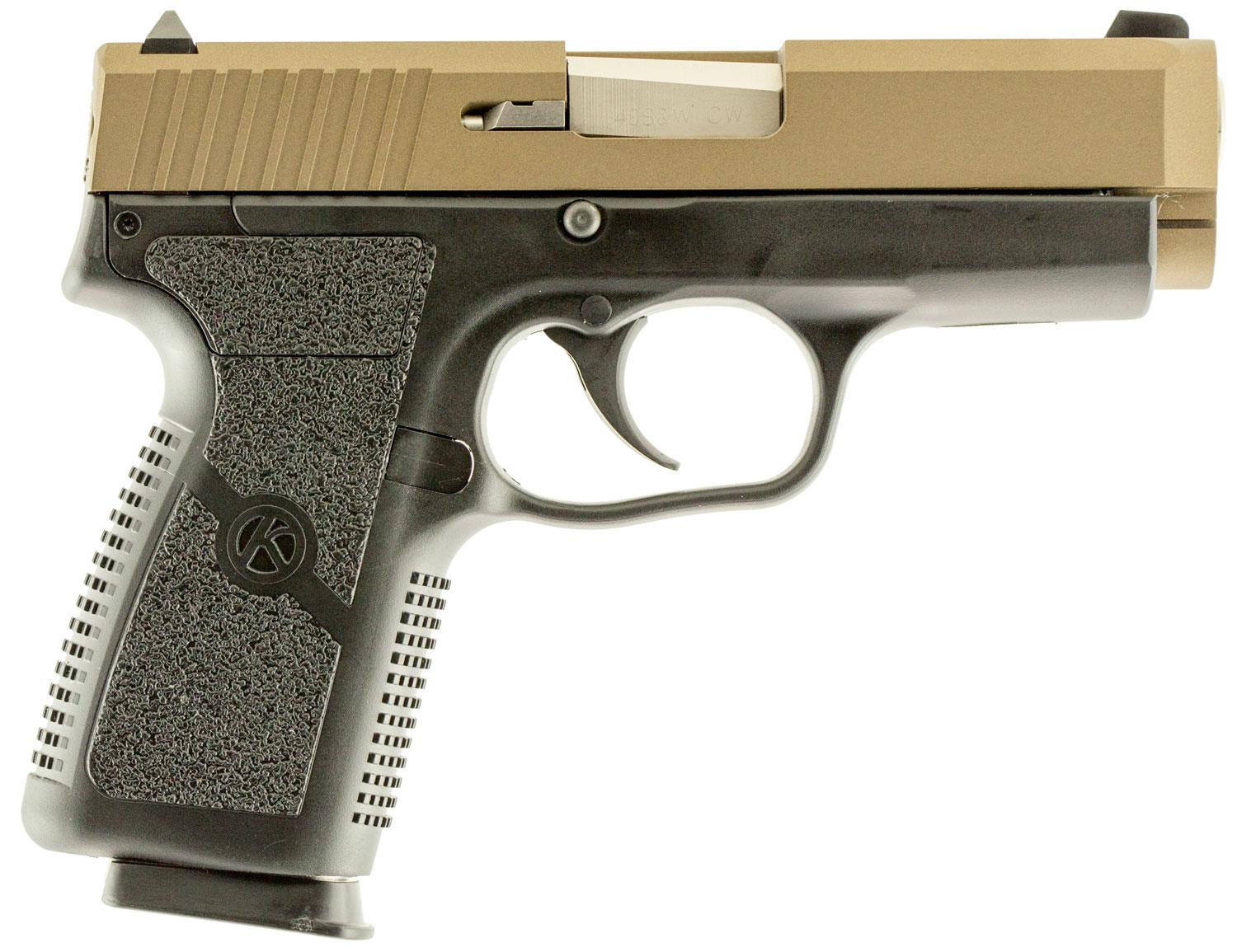 Kahr CW40 Pistol CW4043BB, 40 S&W, 3.6", Black Grips, Black Finish, 6 Rds