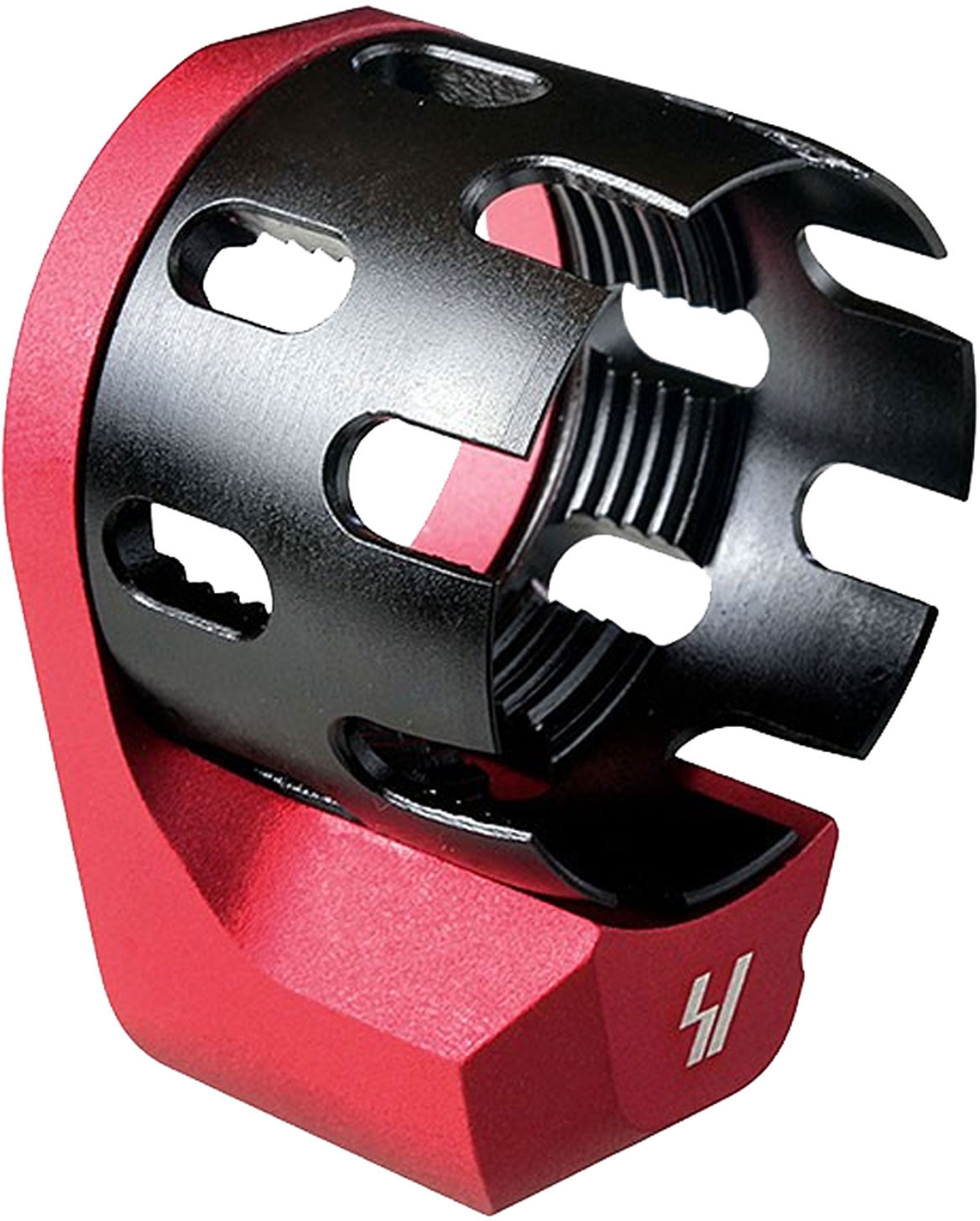 Strike Industries AR Castle Nut and Extended End Plate Steel Red (SIARECNEEPRED)