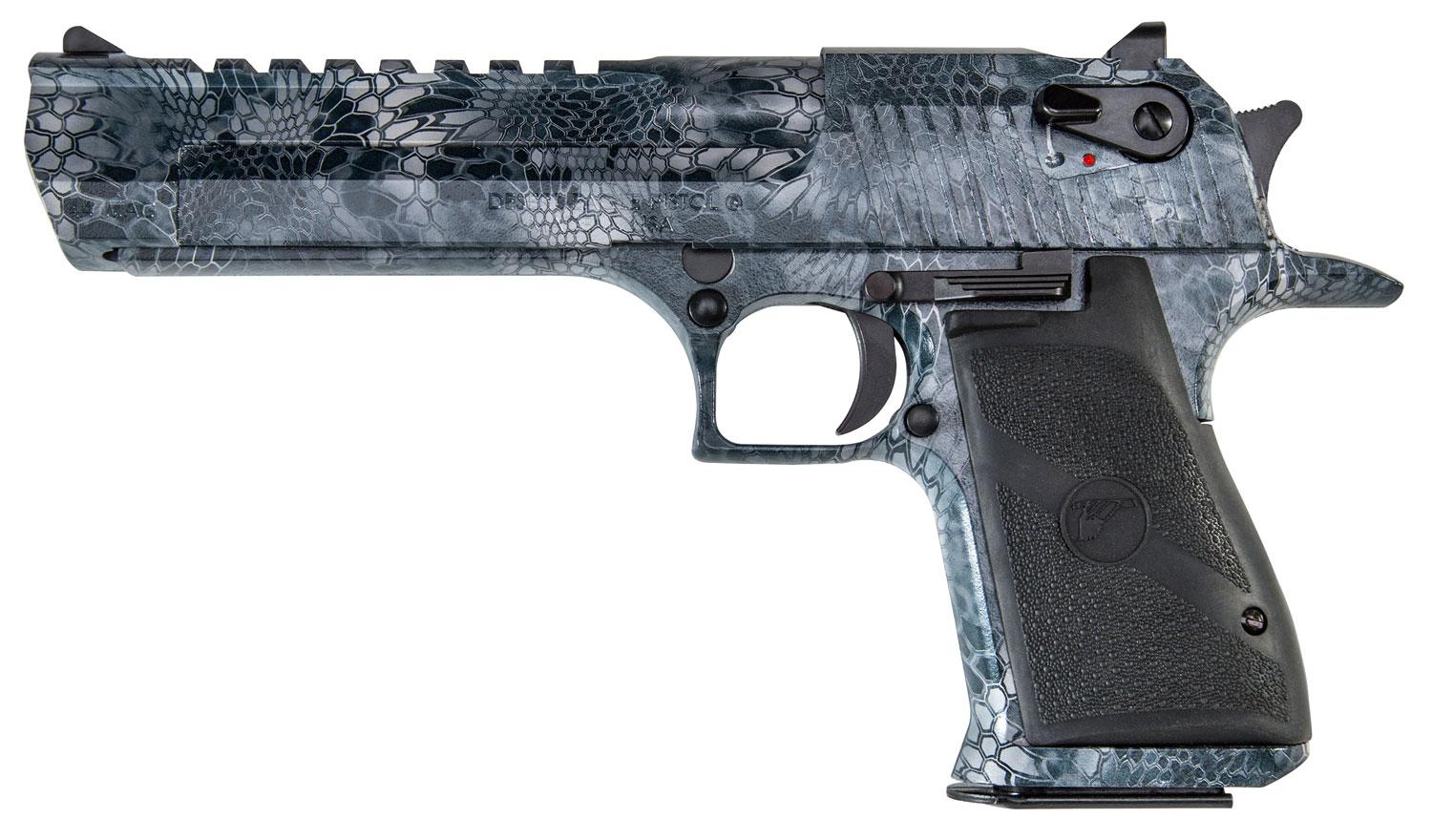 Magnum Research Desert Eagle Pistol DE44KT, 44 Remington Mag, 6", Black Grips, Kryptek Typhon Finish, 8 Rds