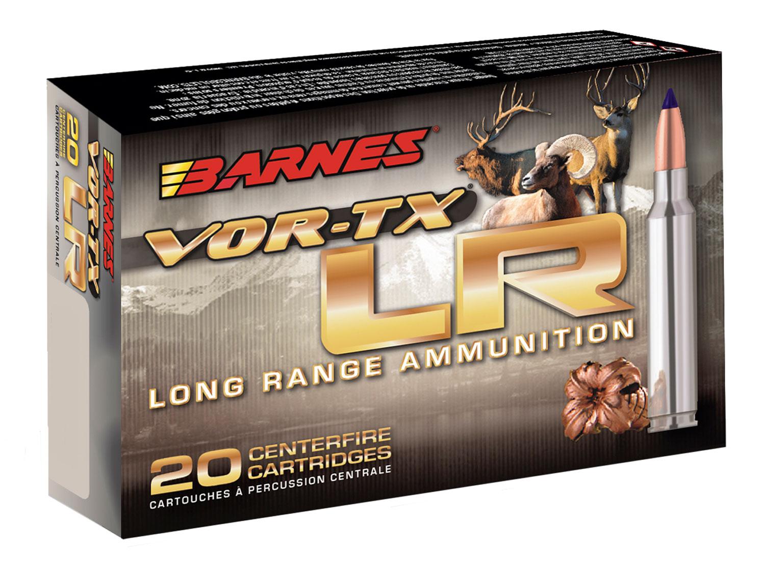 Barnes VOR-TX Rifle Ammunition 28986, 6.5 Creedmoor, LRX Boat Tail, 127 GR, 20 Rd/Bx