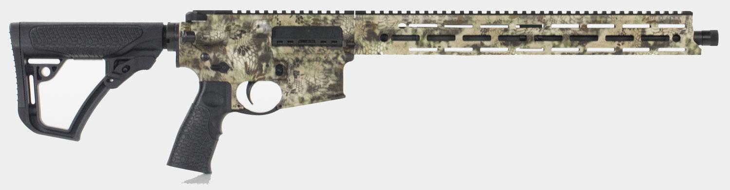 Daniel Defense DDM4 Ambush Semi-Auto Rifle 02095, 223 Remington-5.56 NATO, 18", 6-Position Black Stock, Kryptec Highlander Finish, 5 Rd