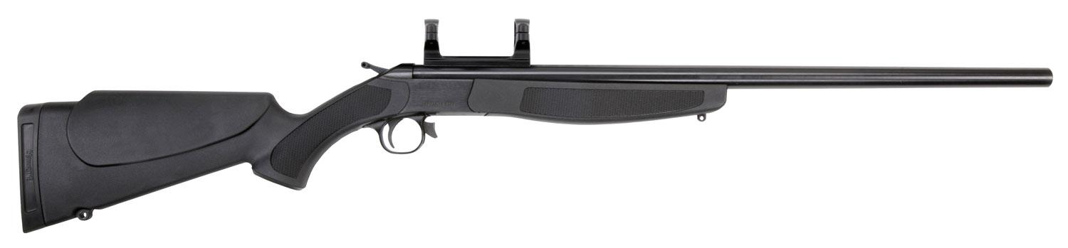 CVA Hunter Break Open Rifle CR5432, 450 Bushmaster, 25", Black Synthetic Stock, Blued Finish, 1 Rds