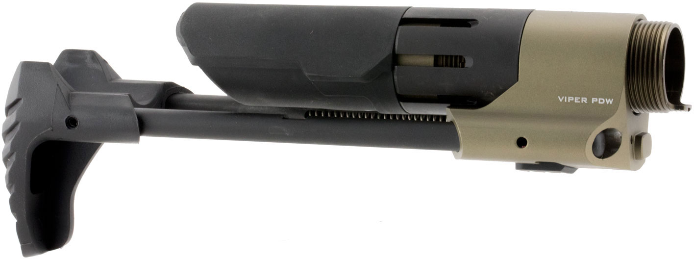 Strike Industries Viper PDW Stock Rifle Aluminum Flat Dark Earth (SIVIPERPDWFDE)