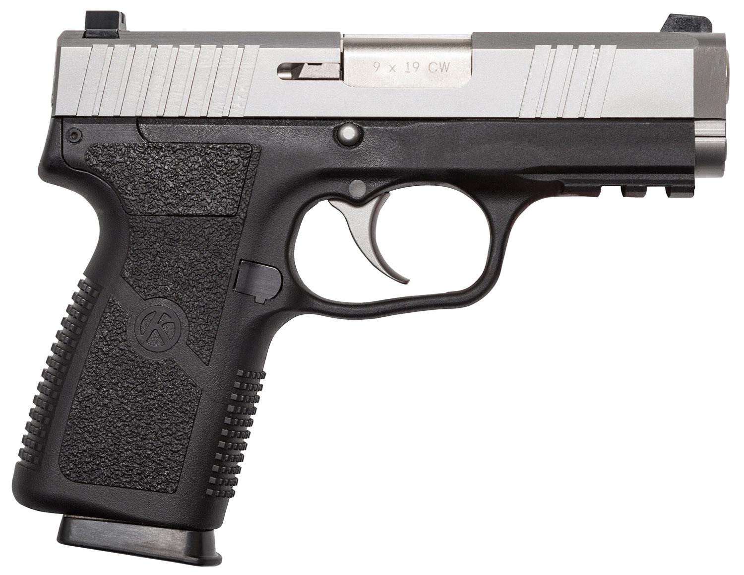 Kahr SW9 Pistol SW9093, 9mm, 3.6", Black Grips, Black Finish, 7 Rds