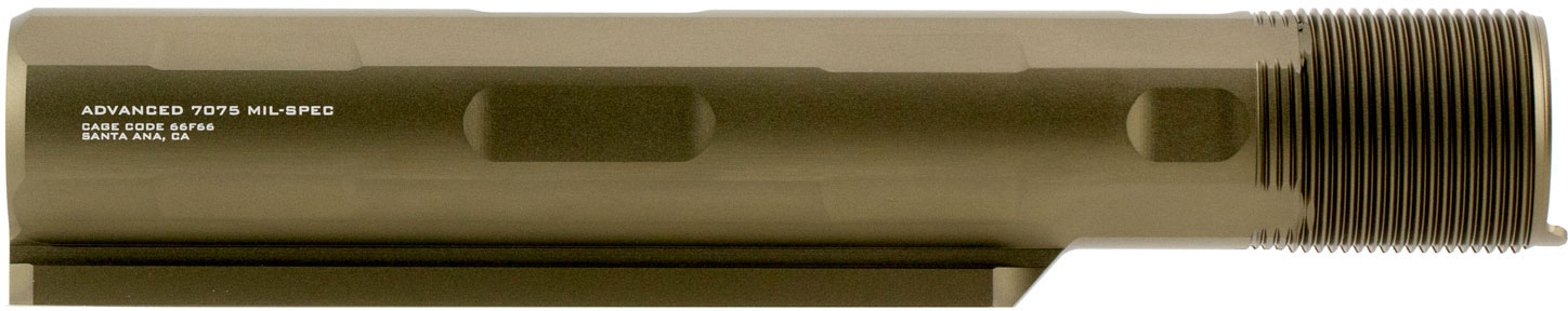 Strike Industries AR Advanced Receiver Extension Mil-Spec Aluminum Flate Dark Earth (SIARARET7FDE)