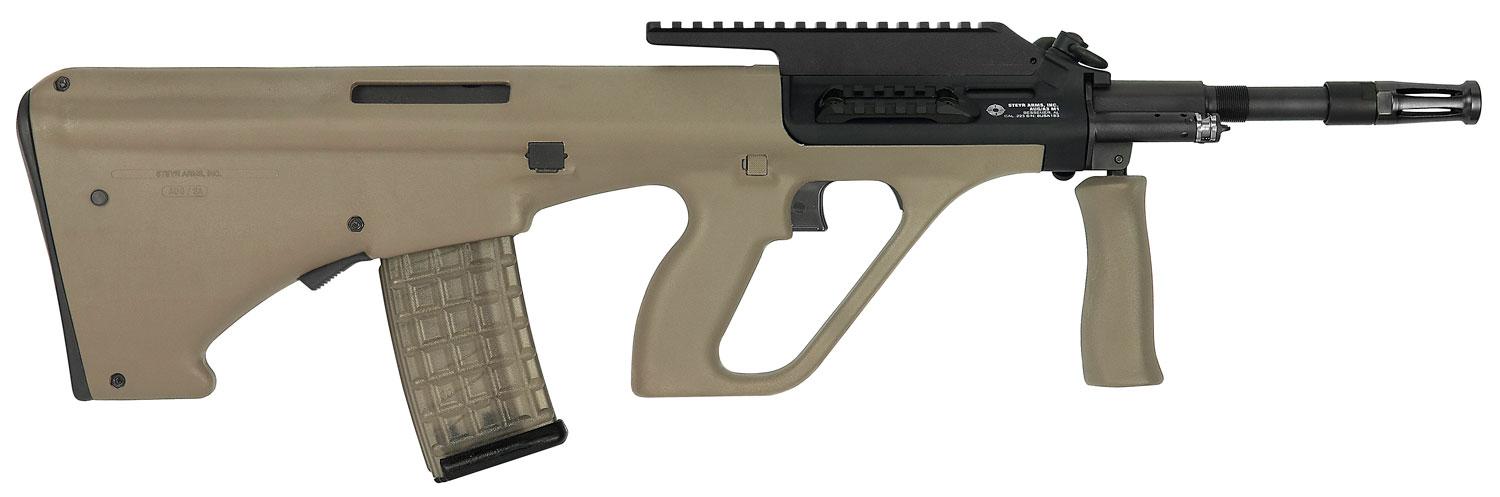 Steyr Arms AUG A3 M1 Semi-Auto Rifle AUGM1MUDH, 223 Remington/5.56 NATO, 16", Tan Synthetic Stock, Black Finish, 30 Rd