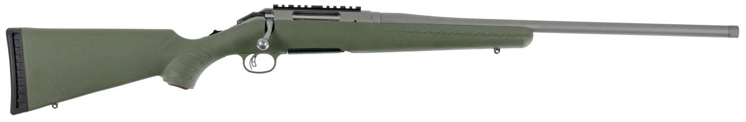 Ruger American Predator Rifle 16973, 6.5 Creedmoor, 22", Moss Green Synthetic Stock, Stainless Finish, 4 Rds