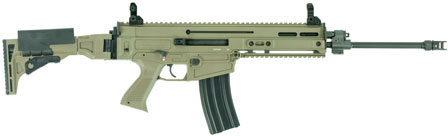 CZ-USA Bren S1 Carbine 08522, 223 Remington/5.56mm, 16.2", Folding Flat Dark Earth Stock, Flat Dark Earth Finish, 30 Rds