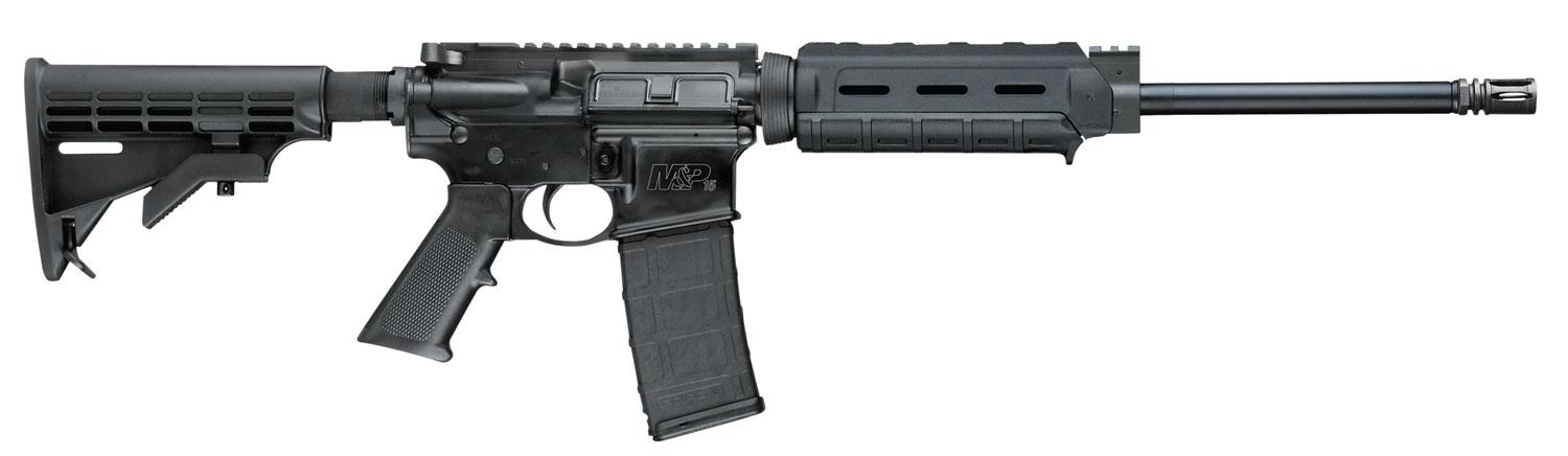 Smith & Wesson M&P15 Sport II OR Rifle 12024, 5.56mm NATO, 16", 6-Position Black Stock, Black Finish, 30 Rd