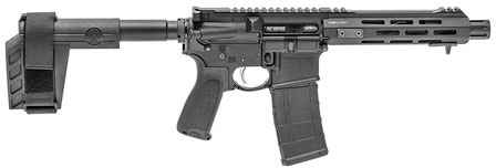 Springfield Saint Semi-Auto Pistol ST975556B, 223 Remington/5.56 NATO, 7.5", SB Tactical Brace, Black Finish, 30 Rds