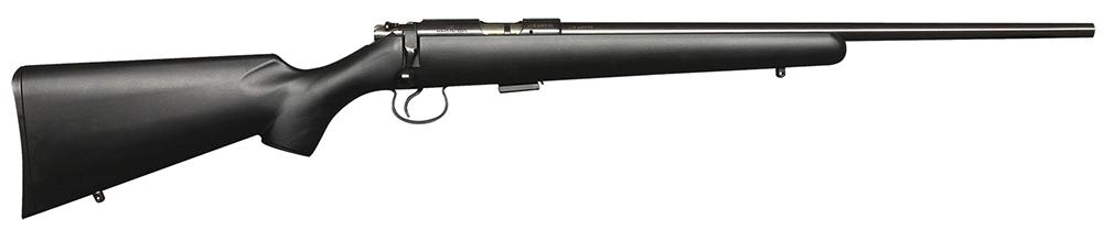CZ-USA 455 American Synthetic Bolt Action Rifle 02117, 17 HMR, 20.5", Black Synthetic Stock, Stainless Finish, 5 Rds