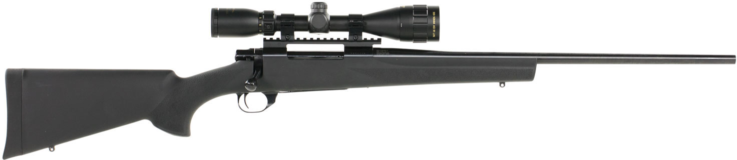 Howa Gameking Rifle Package HGK62407, 25-06 Remington, 22", Black Hogue Overmolded Stock, Blued Finish, 5 Rds