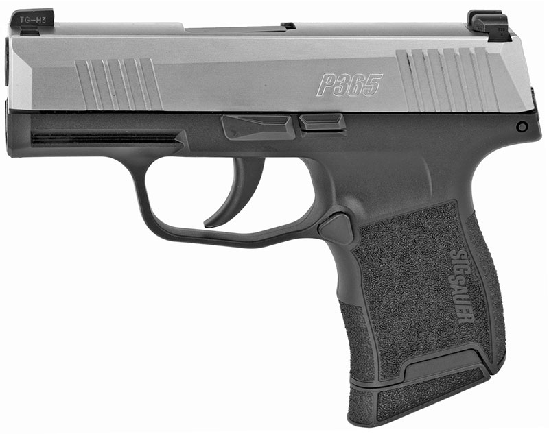Sig P365 Pistol 3659TXR3, 9mm, 3.1 in, Polymer Grip, Stainless Finish, X-Ray 3 Sights, 10Rd