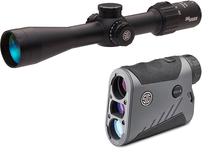 Sig Sauer KILO Rangefinder/Sierra Scope Combo SOK16BDX02, 3.5-10x, 42mm Obj, 30mm Tube, BDX-R1 Reticle