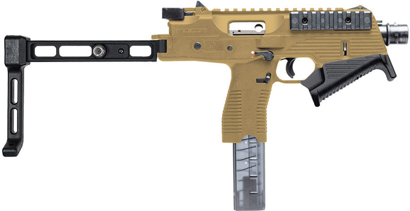 B&T TP9 A3 Semi-Auto Pistol BT-30105-N-US-CT-EH, 9mm, 5.1 in, Tan Grip, Tan Finish, 20 Rds