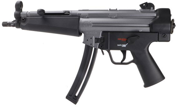 Heckler & Koch MP5 Pistol 81000602, 22 Long Rifle, 9 in, Polymer Grip, Grey Finish, 25 Rd