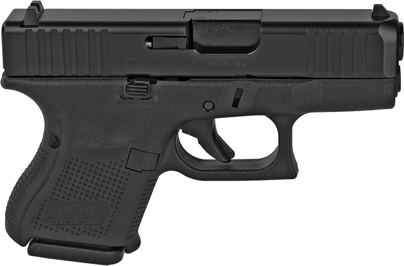 Glock G27 Gen5 Subcompact Pistol PA275S201, 40 S&W, 3.43 in, Polymer Grip, Black Finish, Fixed Sights, 9 Rds