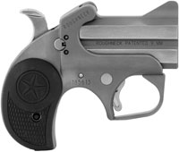 Bond Arms Roughneck Derringer BARN9MM, 9mm, 2.5 in, Black Rubber Grip, Stainless Finish, 2 Rd