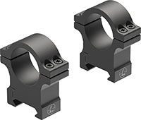 Leupold Open Range Cross-Slot Scope Ring Set 180945, High, 1 in, Aluminum, Matte Black