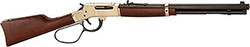 Henry Lever .30-30 Large Loop Rifle H009BL, 30-30 Winchester, 20 in Octagonal BBL, Lever Action, Walnut Stock, Blue Steel Barrel/Brass Frame, 5 Rds