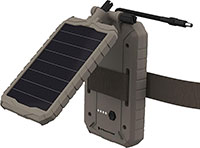 Stealth Cam Sol-Pak Solar Battery Pack w/USB Charging Port (STC-SOLP5X), Lithium-Ion Battery, 5000 mAh, Tan