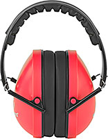Walker's Folding Muff Hearing Protection, Size Youth/Women, Coral Cups (GWPYWFM2COR)