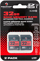 Stealth Cam 32GB SD Memory Card, 2 Pack (STC32GB2PK)