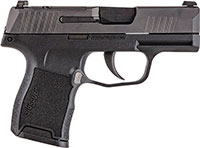 Sig Sauer P365 Pistol 365-380-BSS-MS, 380 ACP, 3.1", Manual Safety, Black Polymer Grip, Black Nitron Finish, 10 Rd