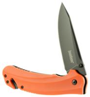 Kershaw Barricade Modified Clip Point Multi-Purpose Tool Knife w/Plain Edge & Glass Filled Nylon Orange Handle (8650)