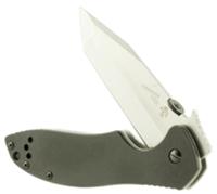 Kershaw CQC Tanto Knife w/Plain Edge & G10 Front/410 Back Handle (6034T)
