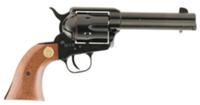 Chiappa 1873 Revolver 340053, 22 LR, 4.75", Wood Grips, Black Finish, 6 Rds