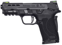 Smith & Wesson M&P9 Performance Center Shield EZ M2.0 Pistol 13223, 9mm, 3.80", Lightening Cut Black Armornite Slide, 8 Rds