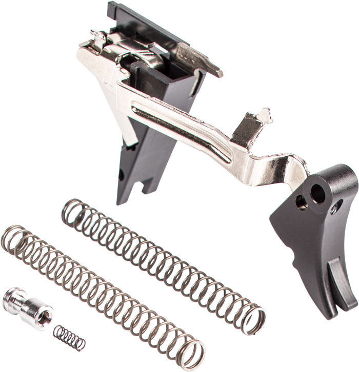 Zev Technologies Fulcrum Drop in Trigger Glock 9mm Gen4, Black (FULADJDROP4G9BB)