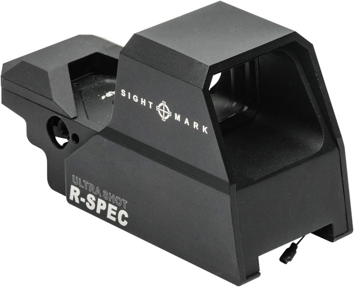 Sightmark Ultra Shot R-Spec Dot Sight SM26031, 1x, 33x24mm, Multi-Reticle Illuminated 4 Pattern Red/Green, Black
