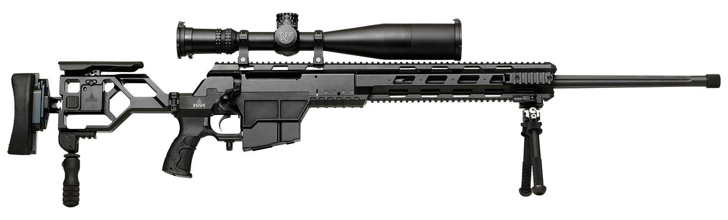 Israeli Weapon Industries Dan Tactical Rifle DAN338, 338 Lapua Mag, 28", Aluminum Black Stock, Black Finish, 10 Rds