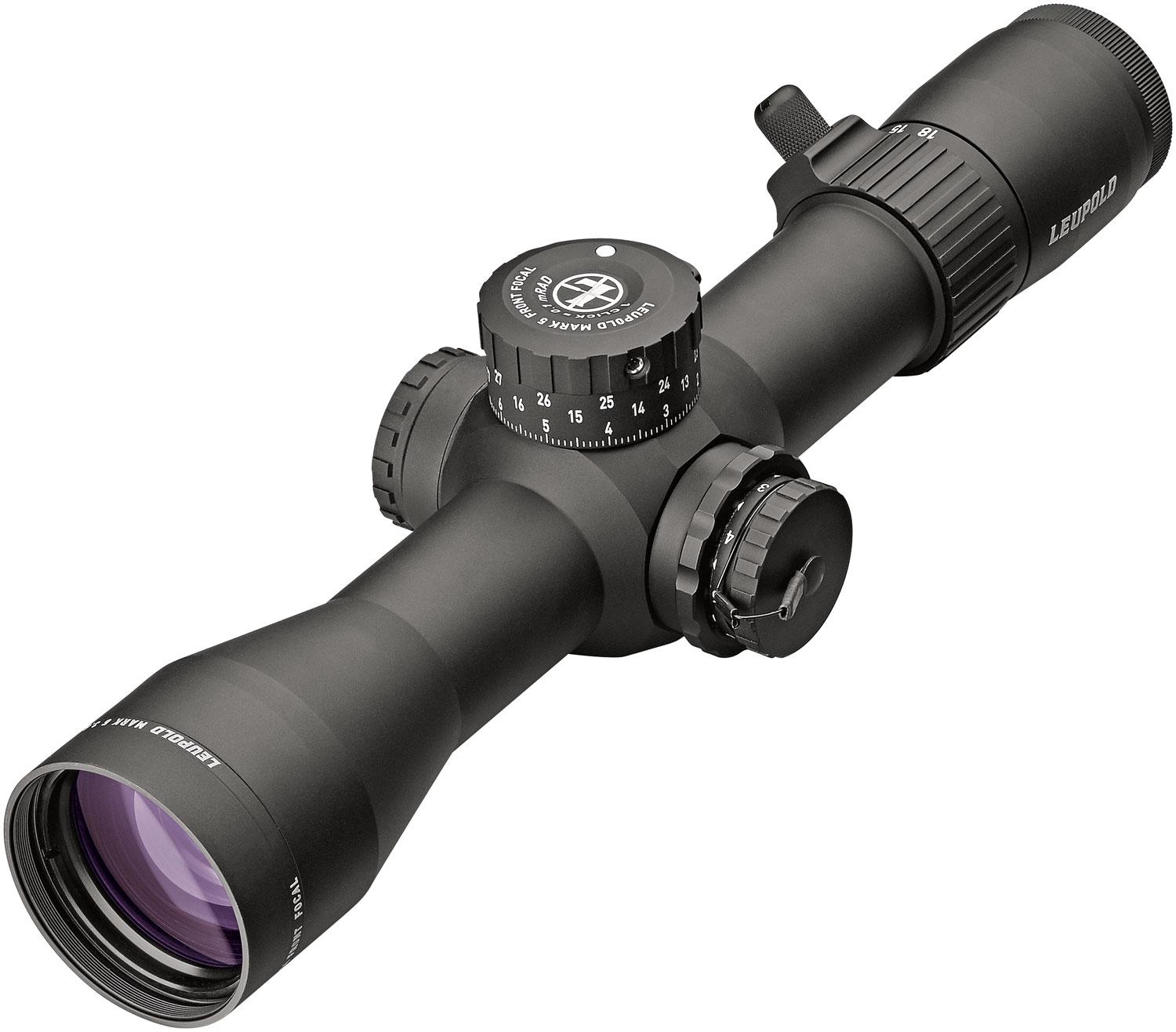 Leupold Mark 5HD Rifle Scope 173301, 3-18x, 44mm Obj, 35mm Tube, Black Matte, Illuminated TMR Reticle