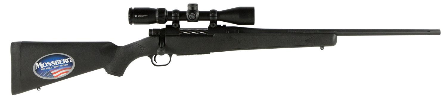 Mossberg Patriot Bolt Action Rifle 28001, 6.5 Creedmoor, 22", Black Synthetic Stock, Blued Finish, 4 Rds