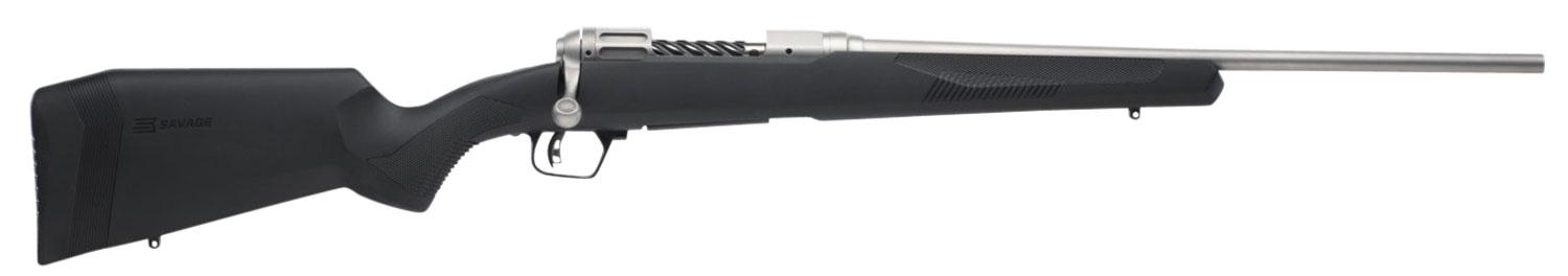 Savage 110 Lightweight Storm Bolt Action Rifle 57071, 223 Remington/5.56 NATO, 20", Black Synthetic Stock, Stainless Finish, 4 Rds
